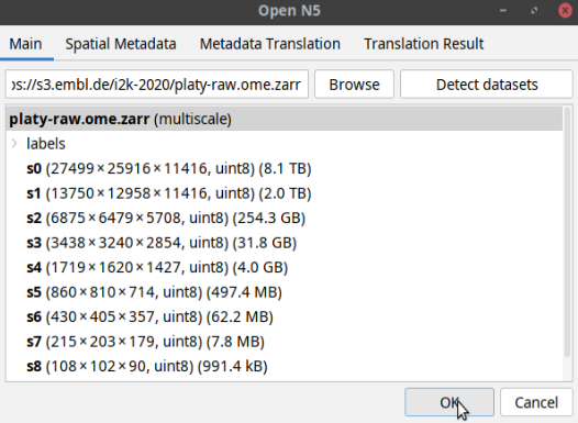 Detect Datasets